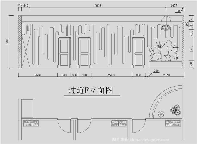 效果图大厅布局图收银等待区接待区散座区大厅一角卡座区包间厨房入口